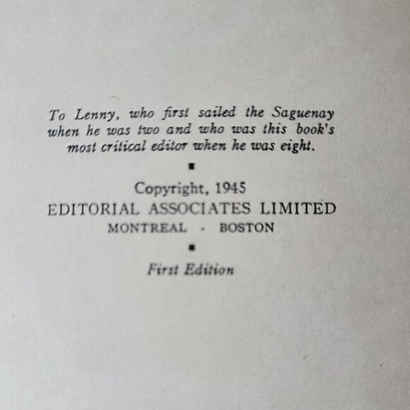 The Saguenay Children's Book 1945 by Leonard L Knott, Jacques Gagnier - Picture 3 of 9